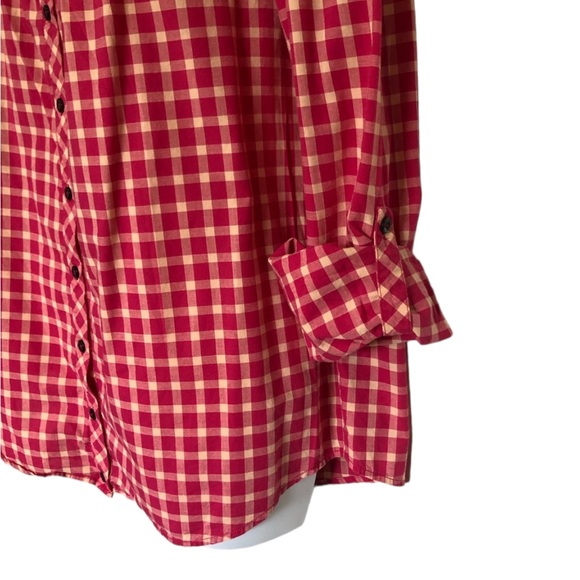 Anthropologie Holding Horses Plaid Ruffle Top Sz 8 - Picture 5 of 8